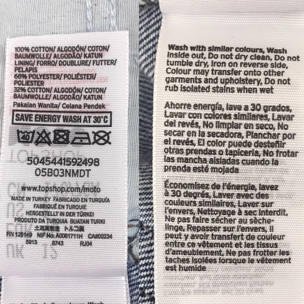 Topshop Moto Ashley Vintage Mid-rise Jean Shorts - Picture 6 of 8